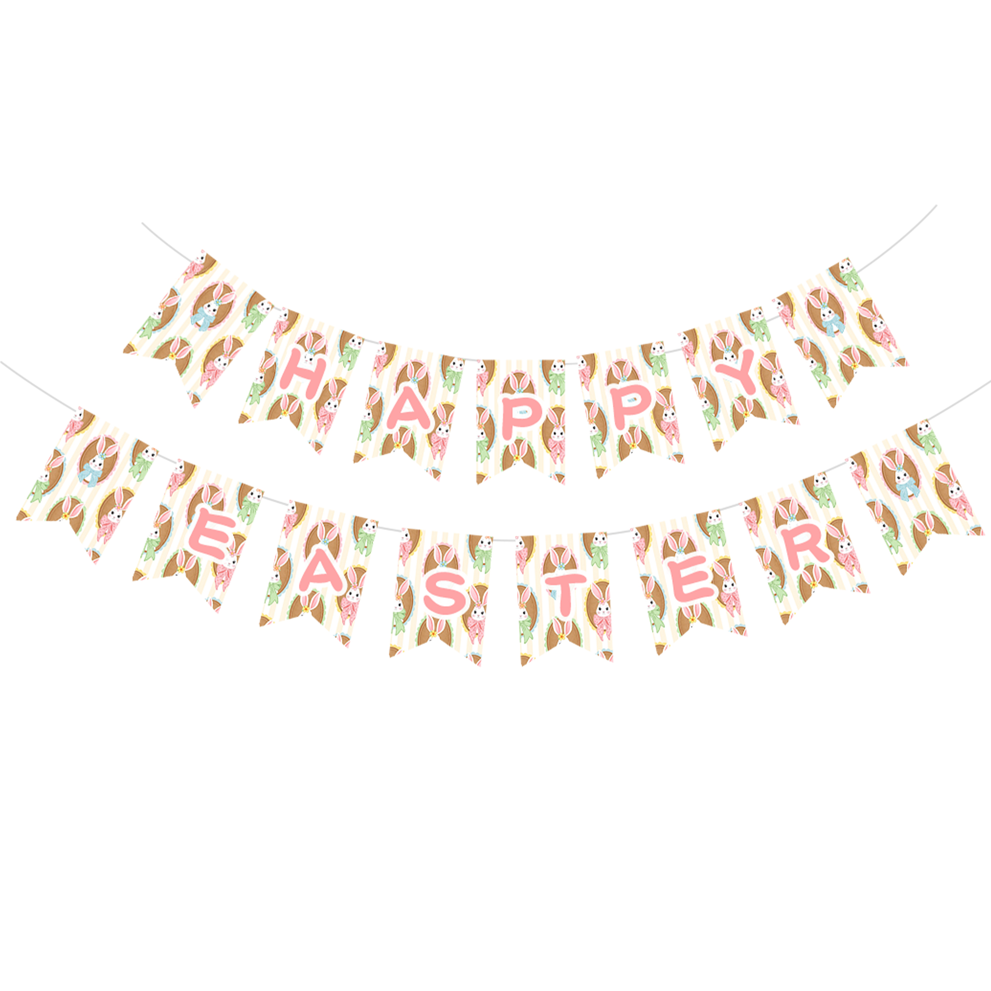 Easter Theme Happy Easter Paper Banner
