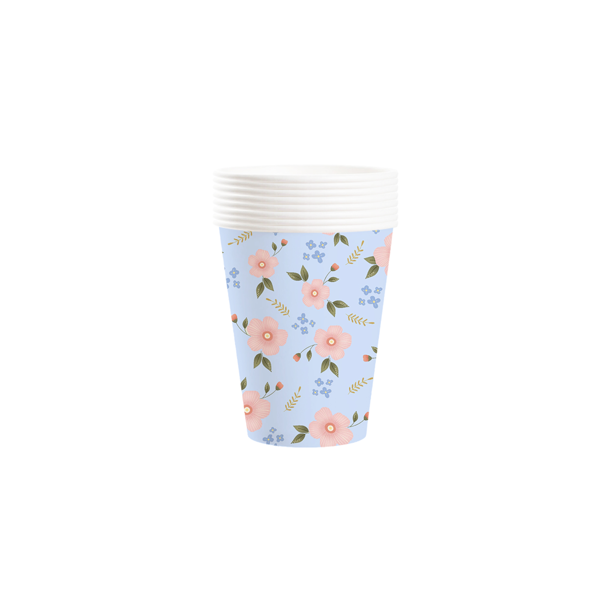 Easter Theme Light Blue Paper Cup