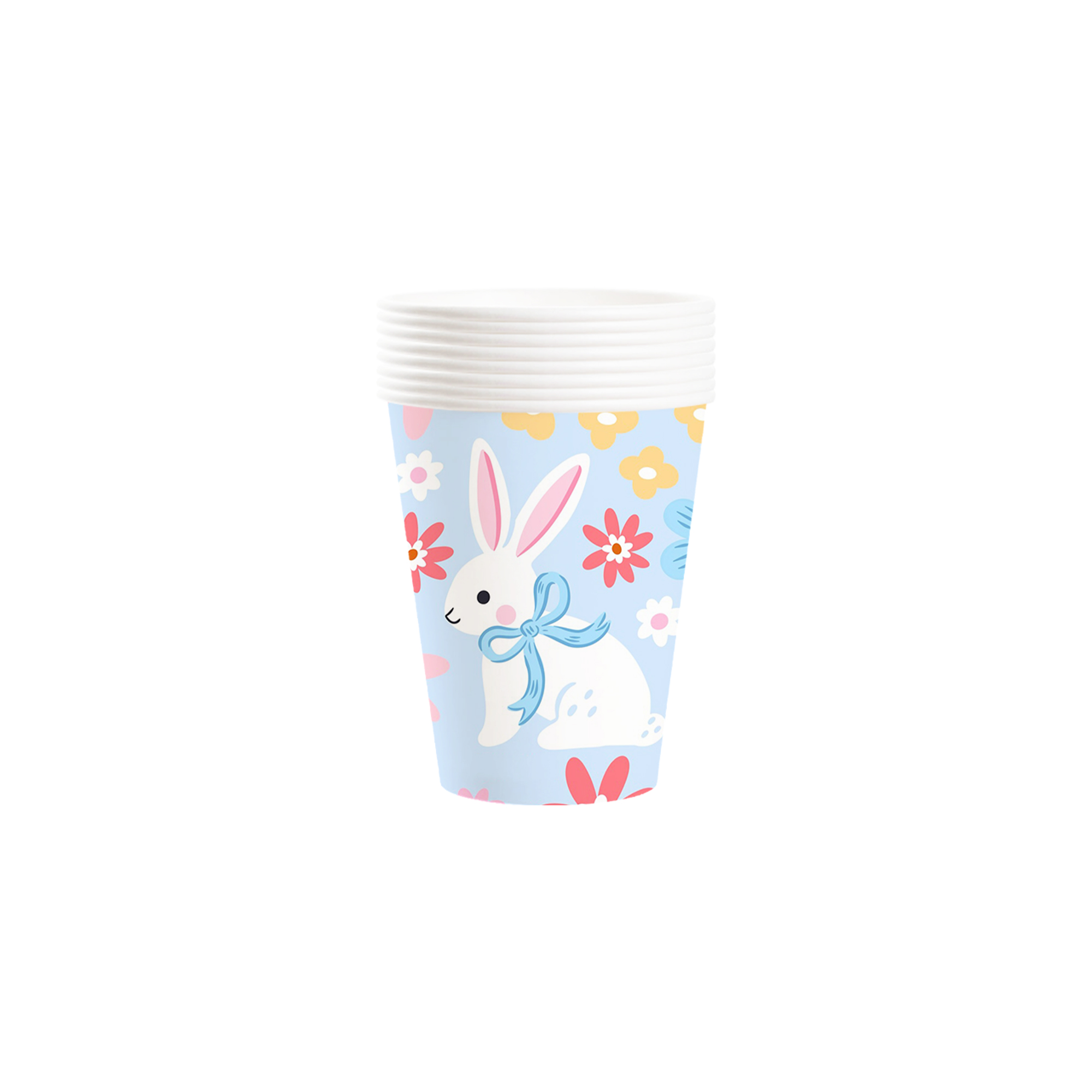 Easter Theme Light Blue Paper Cup