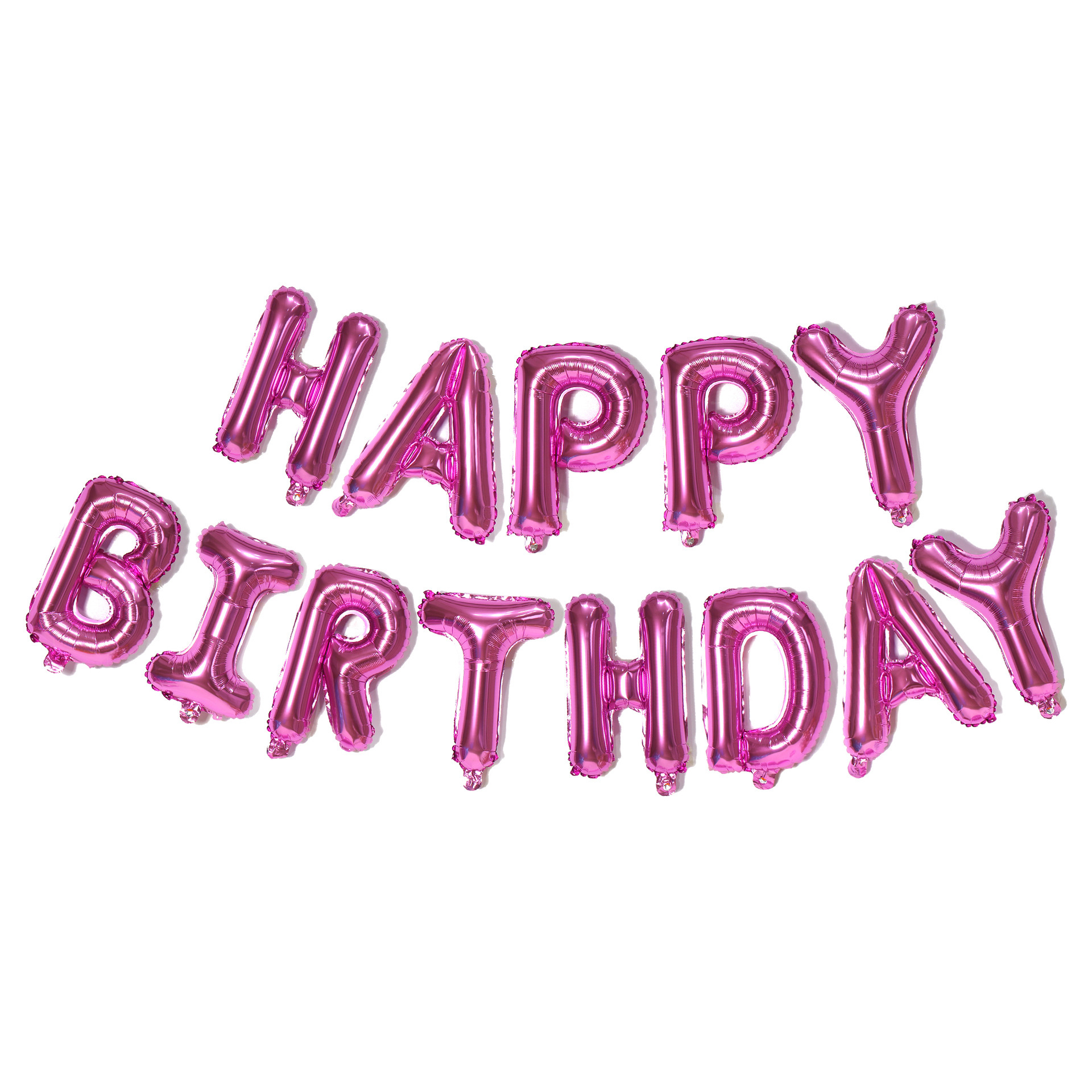 16 inch Rose Red Letter Happy Birthday Foil Balloon