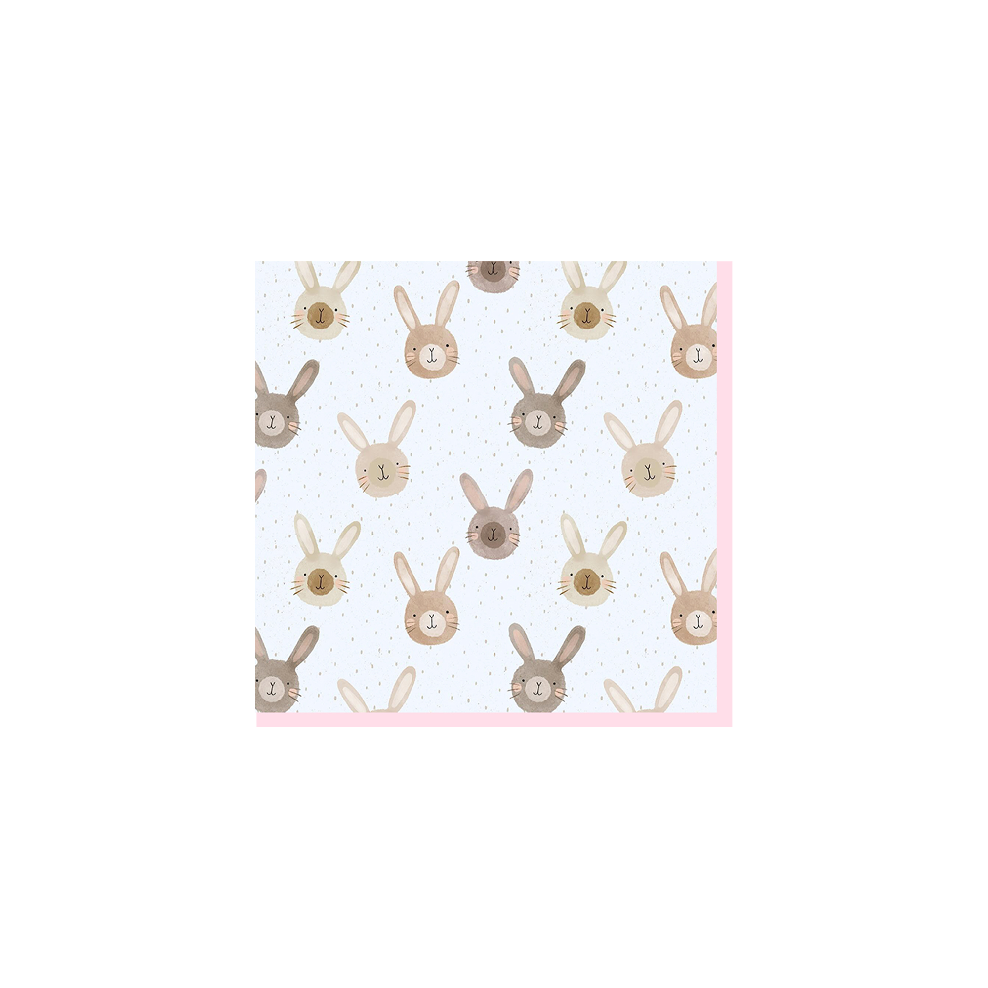 Easter Theme with Rabbit Napkin