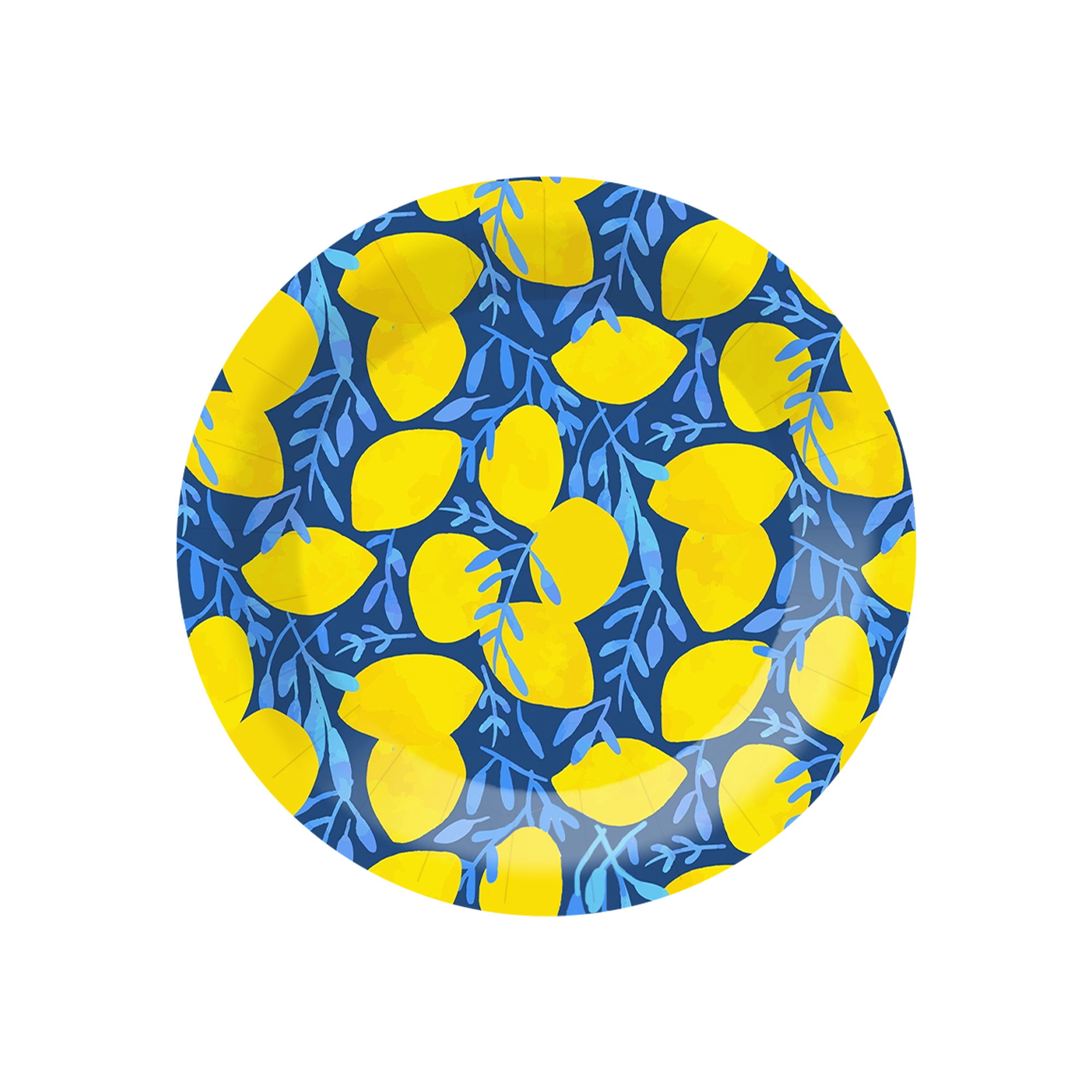 Fruit Theme with Lemon Round Shape Dinner Plate