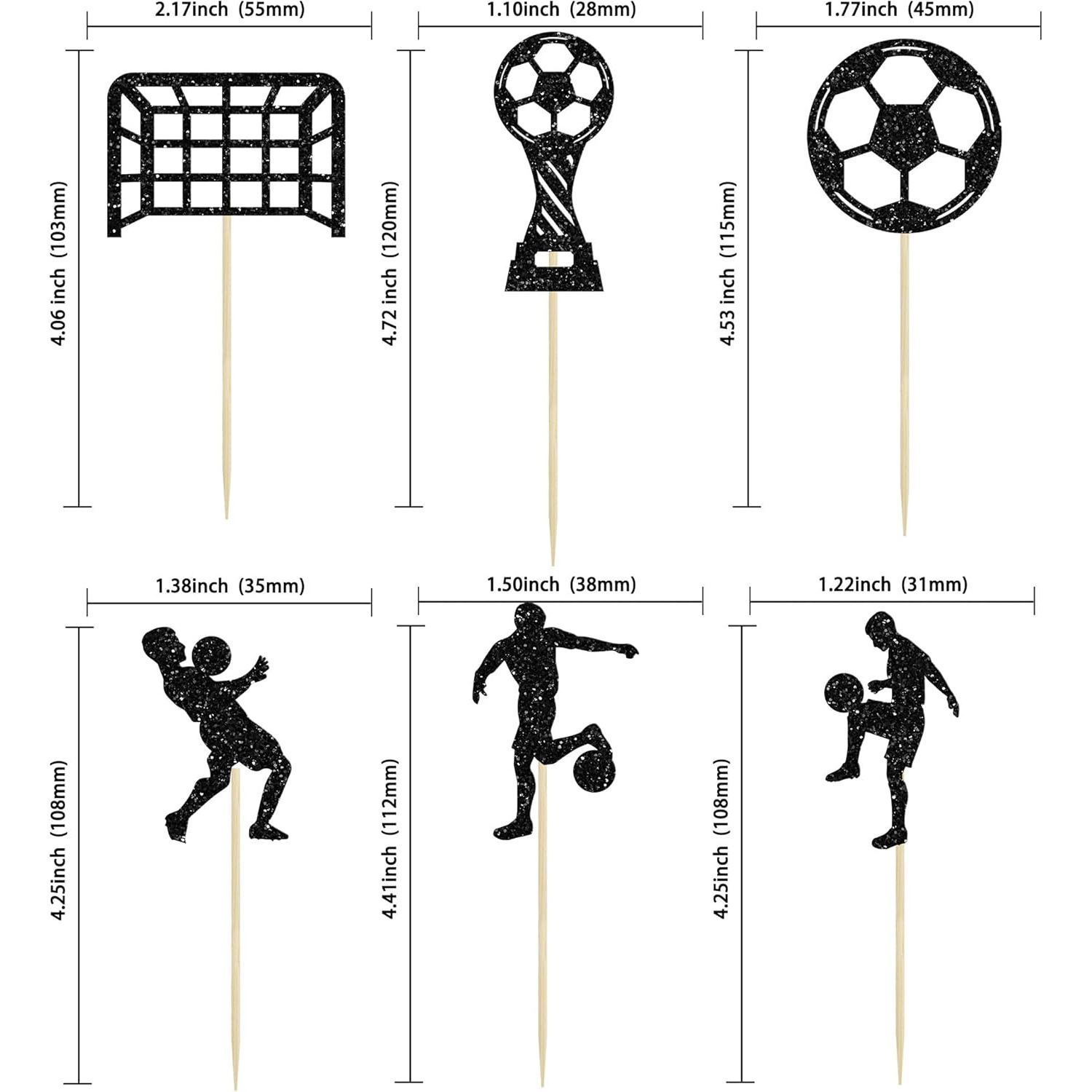 Birthday Theme World Cup Football Cake Topper