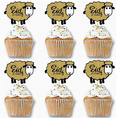 Middle East Theme Double Layer Lamb Cake Topper
