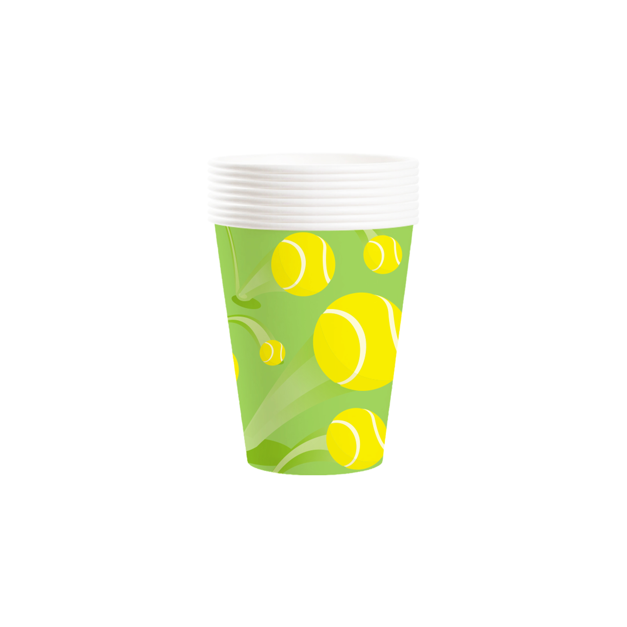 Sport Theme with Tennis Ball Paper Cup