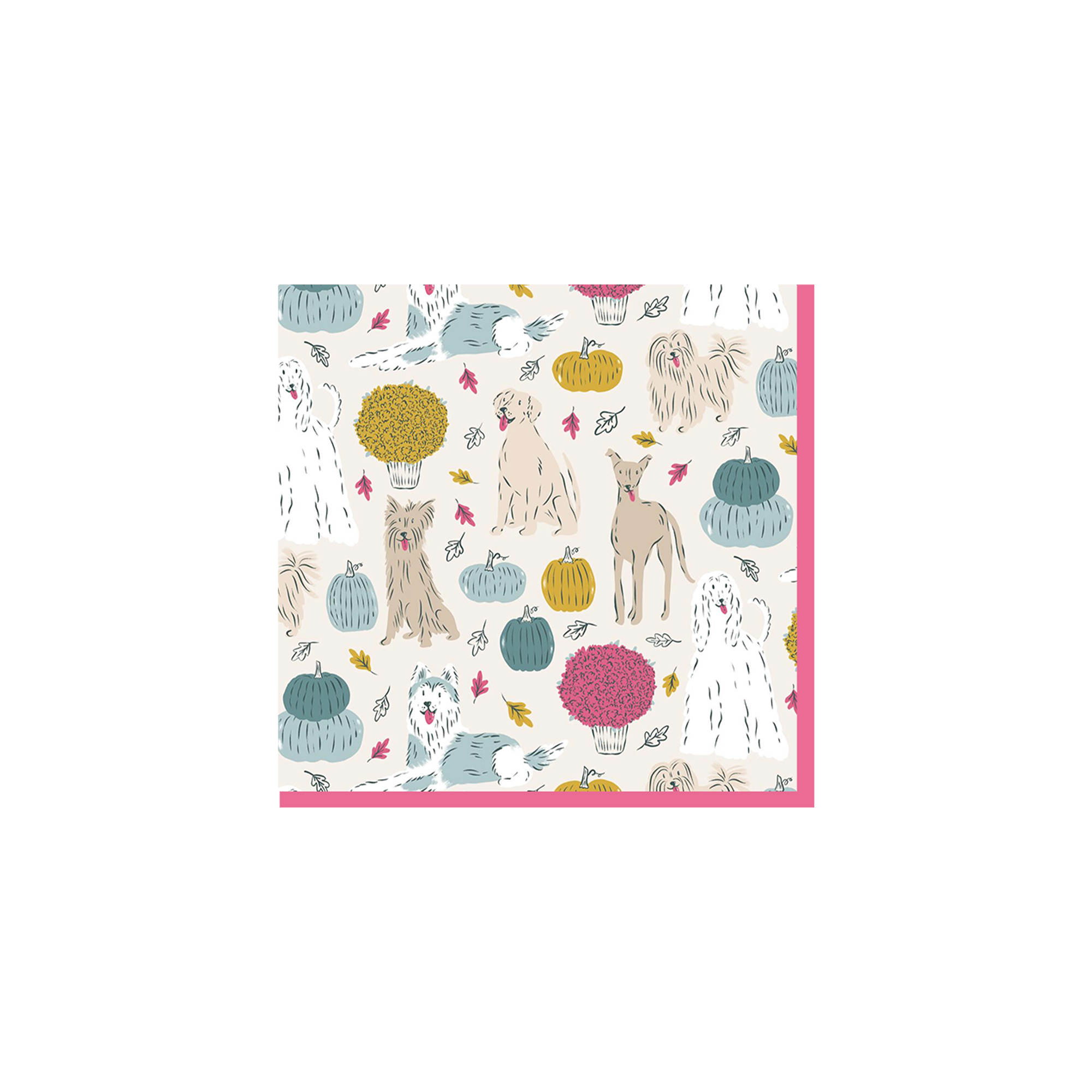 Animal Theme with Dog Napkin